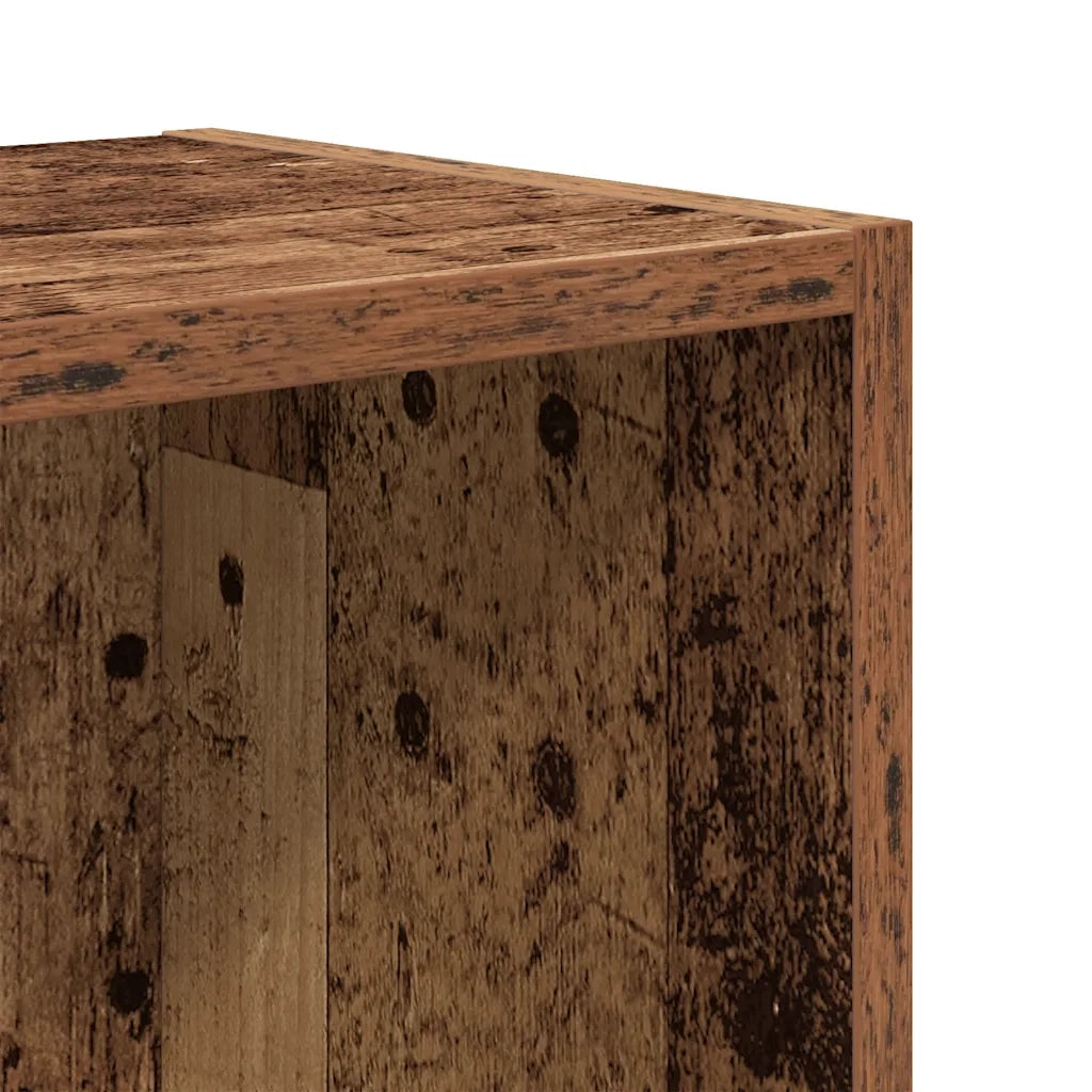 vidaXL Libreria Legno Vecchio 31x24x52 cm in Legno Multistrato