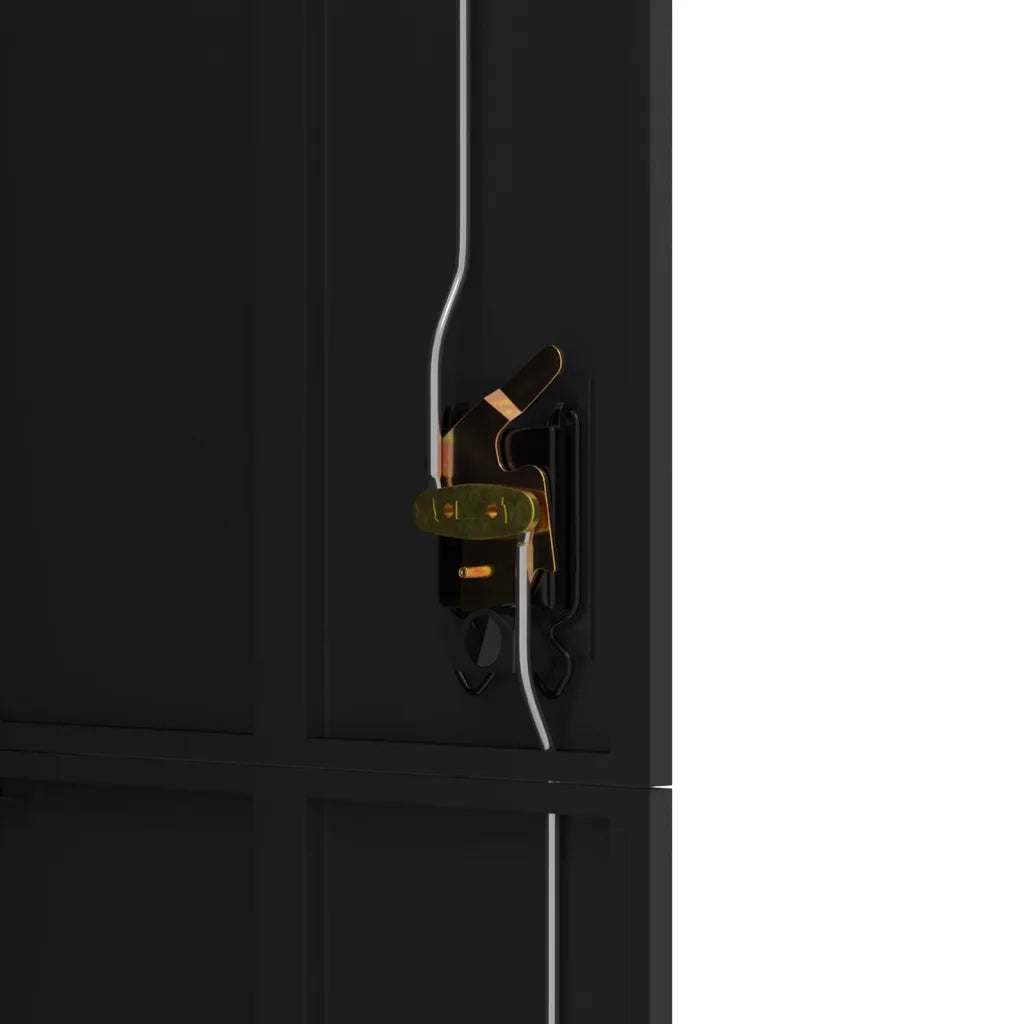 Armadio Classificatore Nero 90x40x180 cm in Acciaio CFW3088051