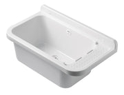 Pilozzo a muro in resina da 60 cm bianco