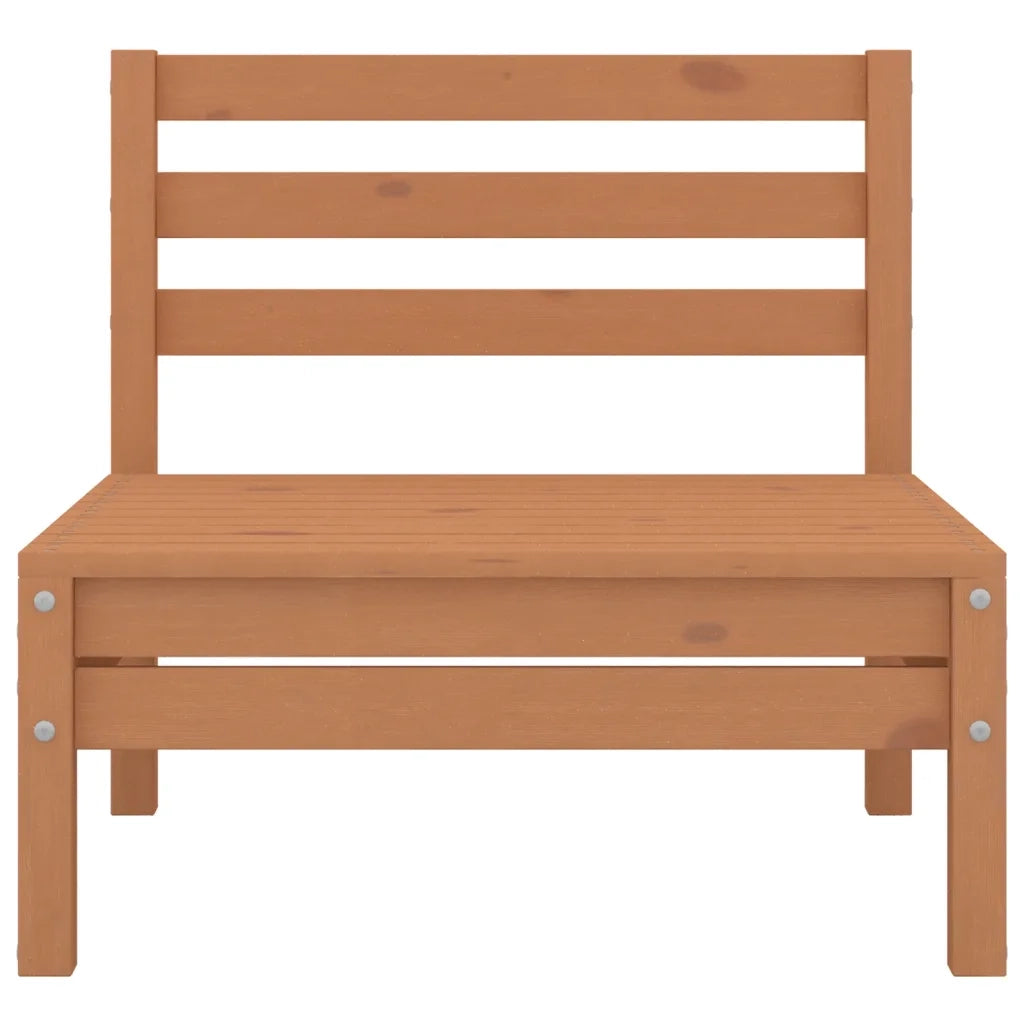 Set Divani da Giardino 4 pz Ambra in Legno Massello di Pino 806620