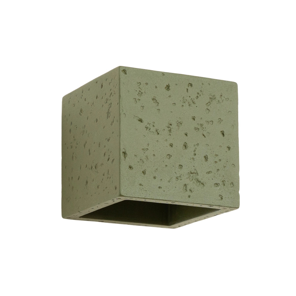 Applique industriale TETRIS Pure Lume cemento verde G9