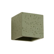 Applique industriale TETRIS Pure Lume cemento verde G9