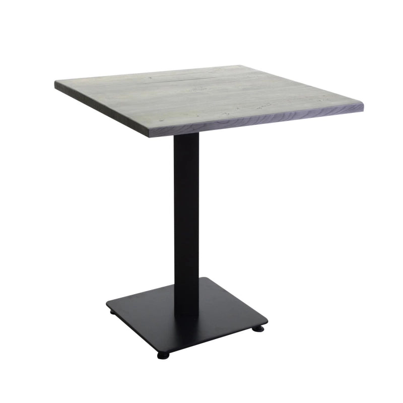 Top tavolo resina per esterno grigio quadro cm 80x80x3