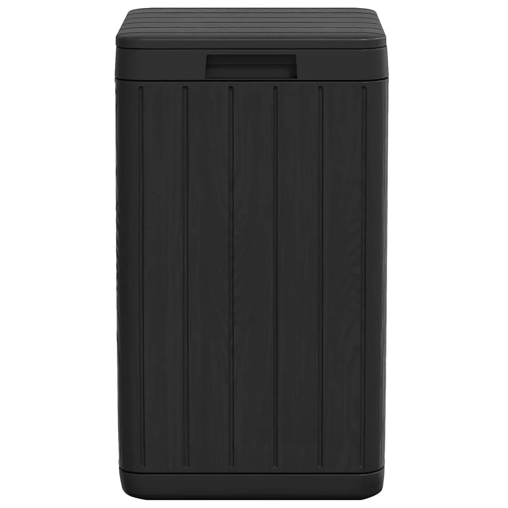 Cestino da esterno 38 x 38 x 65 cm PP antracite 02_0043835
