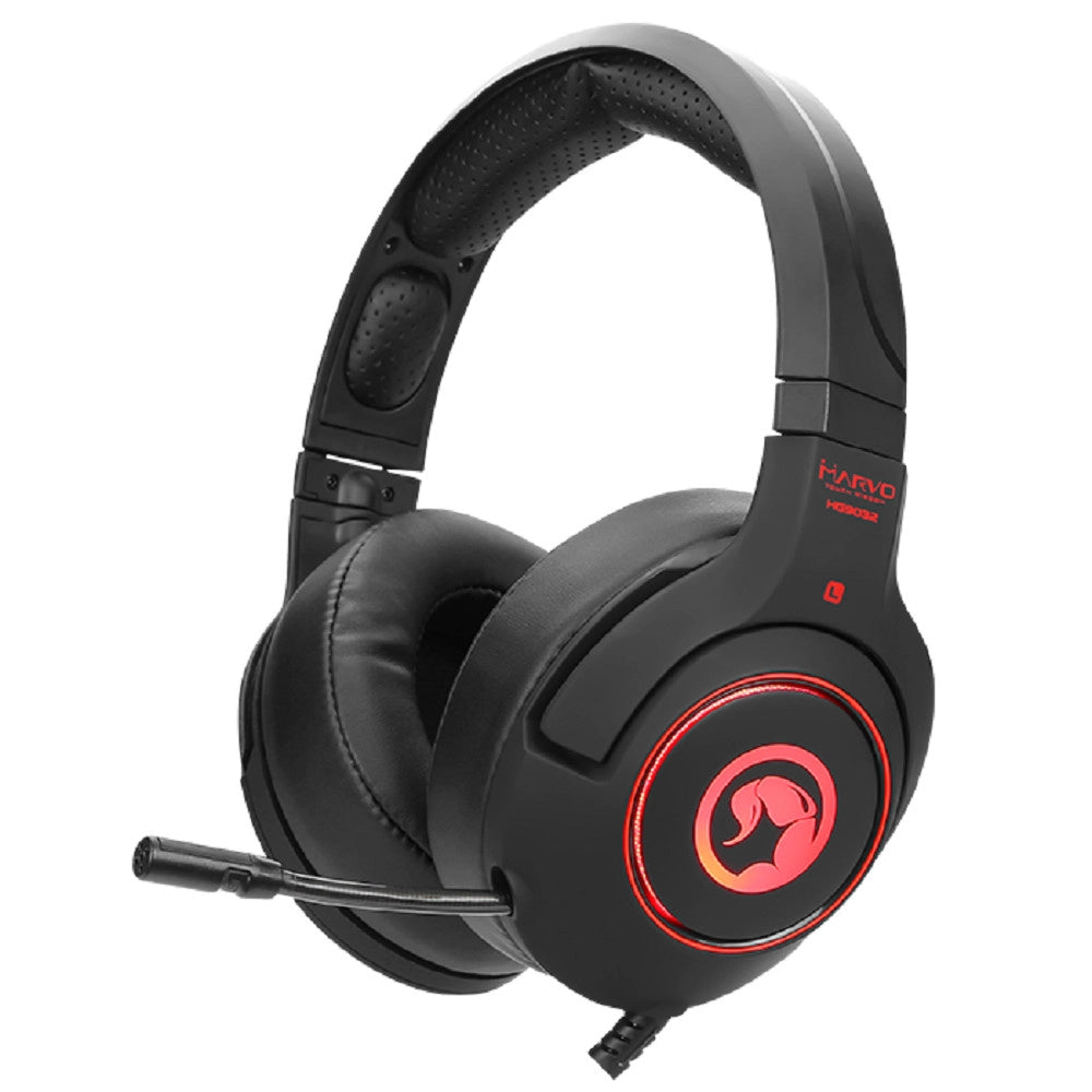 Trade Shop - Cuffie Gaming Headset Marvo Hg9032 Scorpion Usb Auricolare Microfono Pc Ps4 Xbox -
