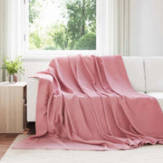 Coperta Rosa 240 x 220 cm Panno