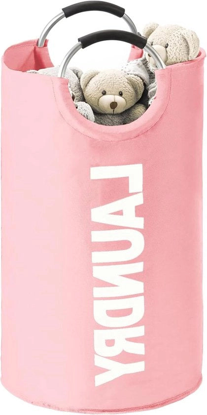 Asciugamano pieghevole - 115L di capacità - Rosa con maniglia