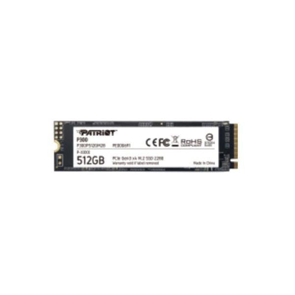 Ssd patriot 512gb p300 m.2 2280 pcie gen3 x4 read:1700mb write:1200 mb/s - p300p512gm28
