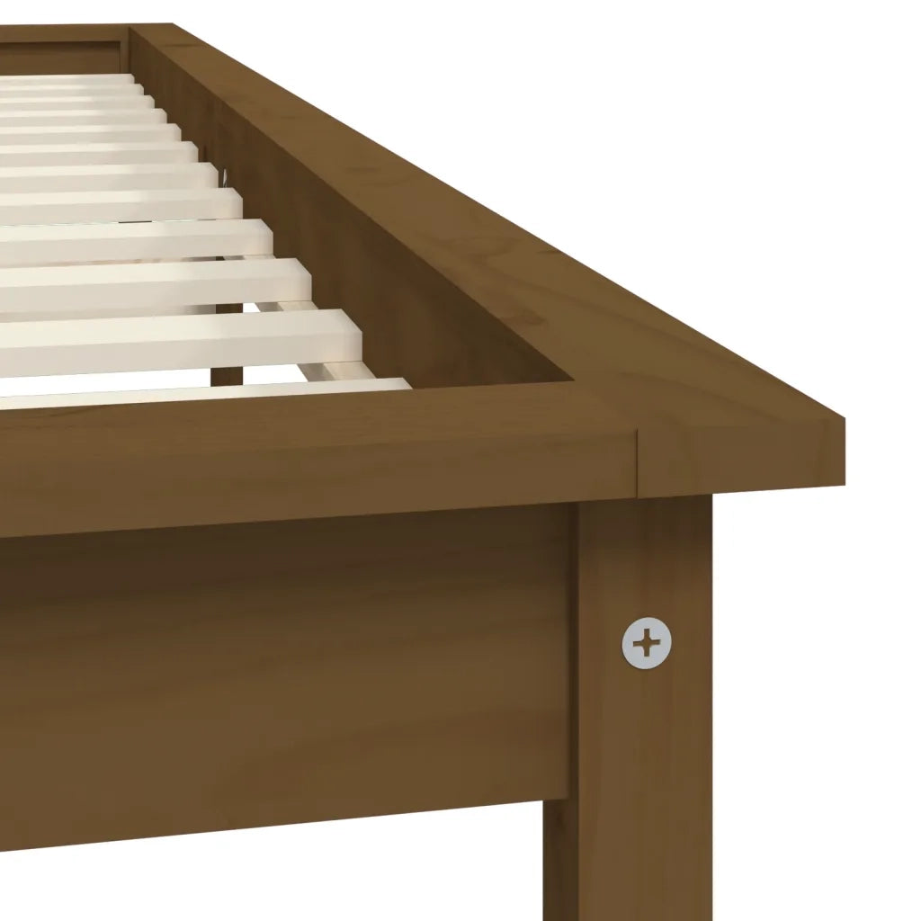 Giroletto senza Materasso-Struttura Letto Ambra 200x200 Legno Massello 471798