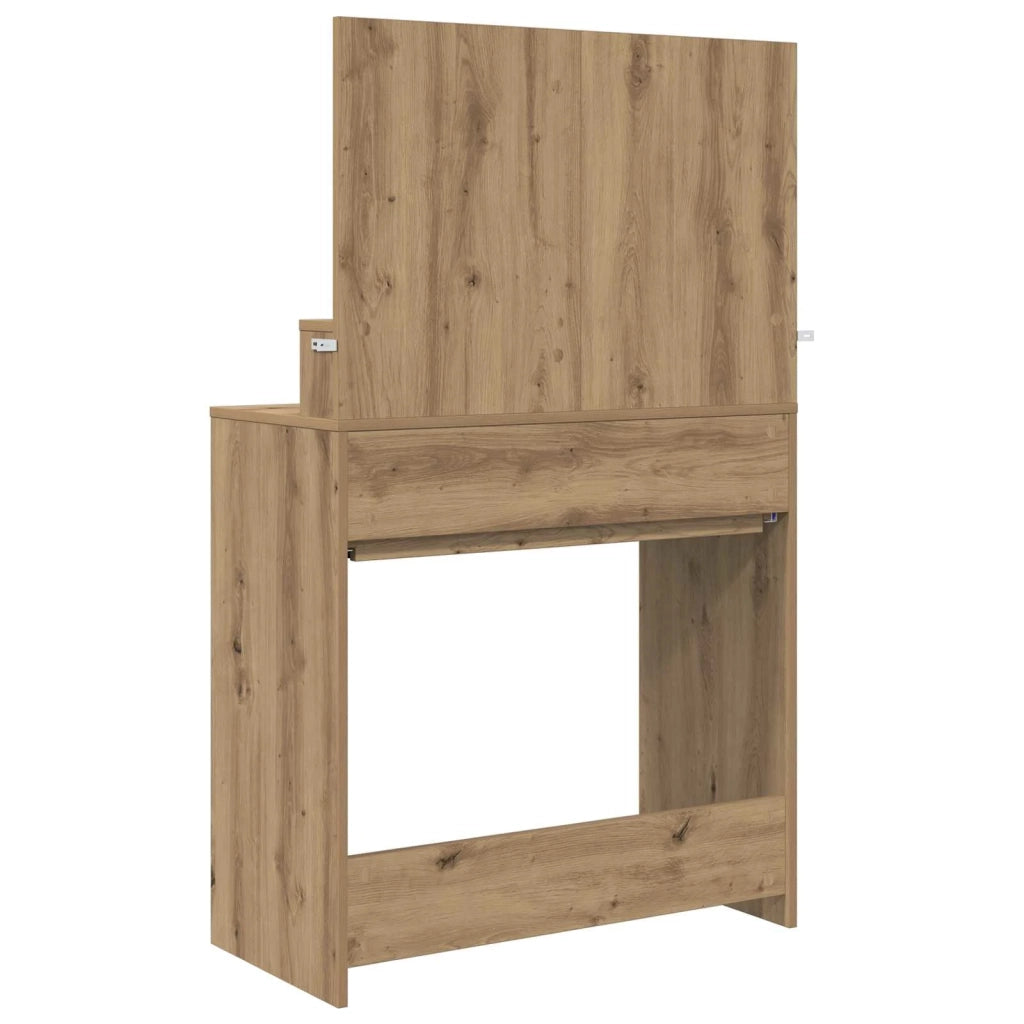 Tavoli da Trucco per Camera da Letto Rovere artigianale 888986