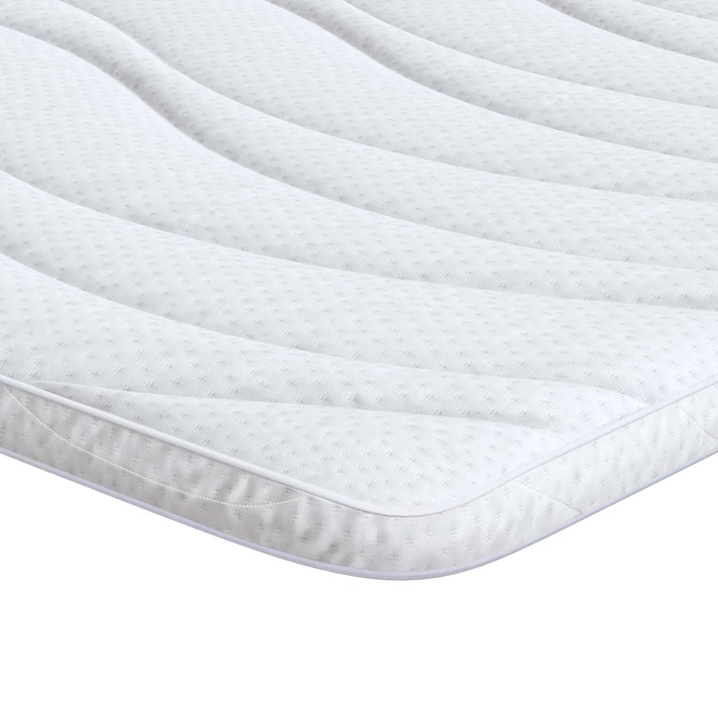 Topper per materasso Bianco 140 x 200 cm Tessuto a maglia CFW4026280