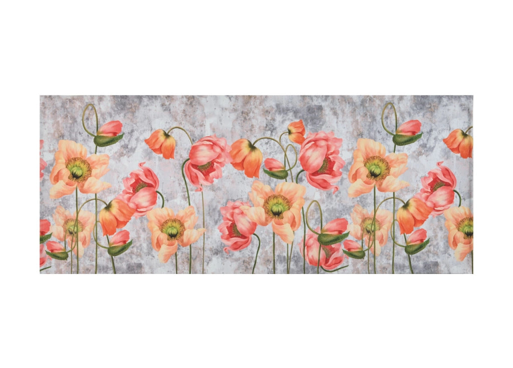 Tappeto Cucina Antiscivolo Stampa Digitale Emozioni Fantasia Tulipani By Suardi - 58x80 - Tulipani