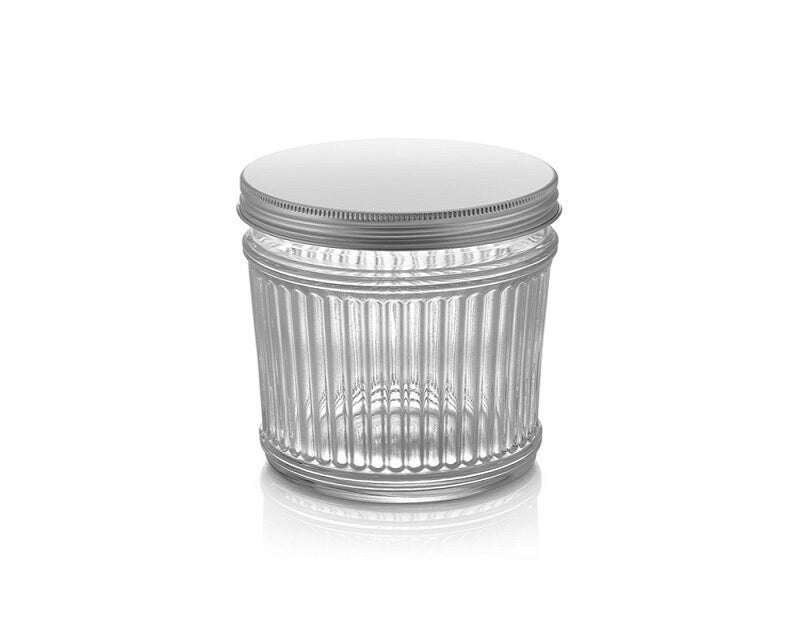 Barattolo Contenitore da Cucina in vetro con tappo 9 cm