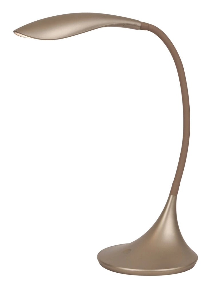 Lampada da scrivania foglia champagne LED 5,3W Rabalux