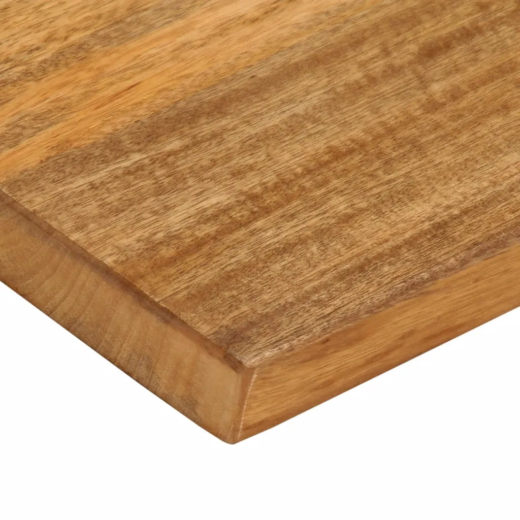 Piano Tavolo Bordi Vivi 40x20x3,8 cm in Legno Massello di Mango 370558
