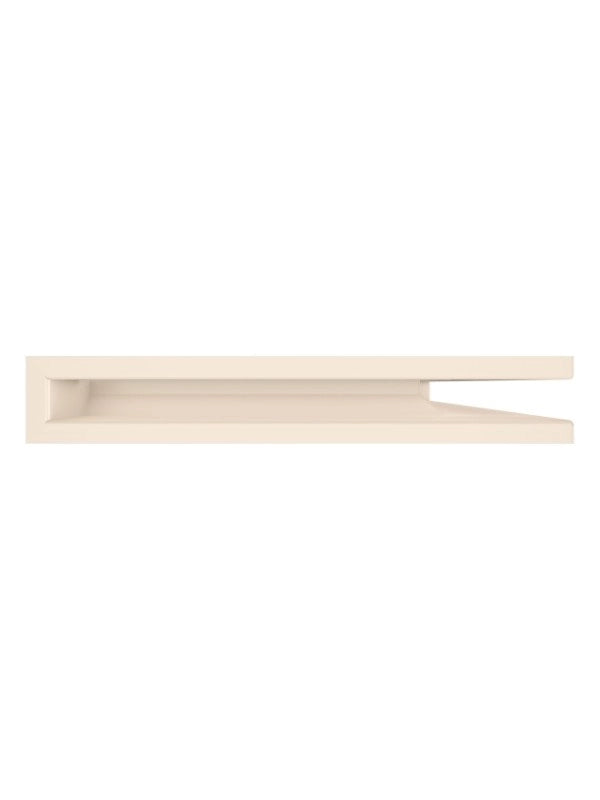 Griglia di ventilazione Angolare per camino 60x600x400 - Loft Angle destra crema