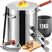 Set di Cucina a Propano - 12 KG - Due Fiamme - Padella - Forno a Fiamma con Prestazioni Elevate