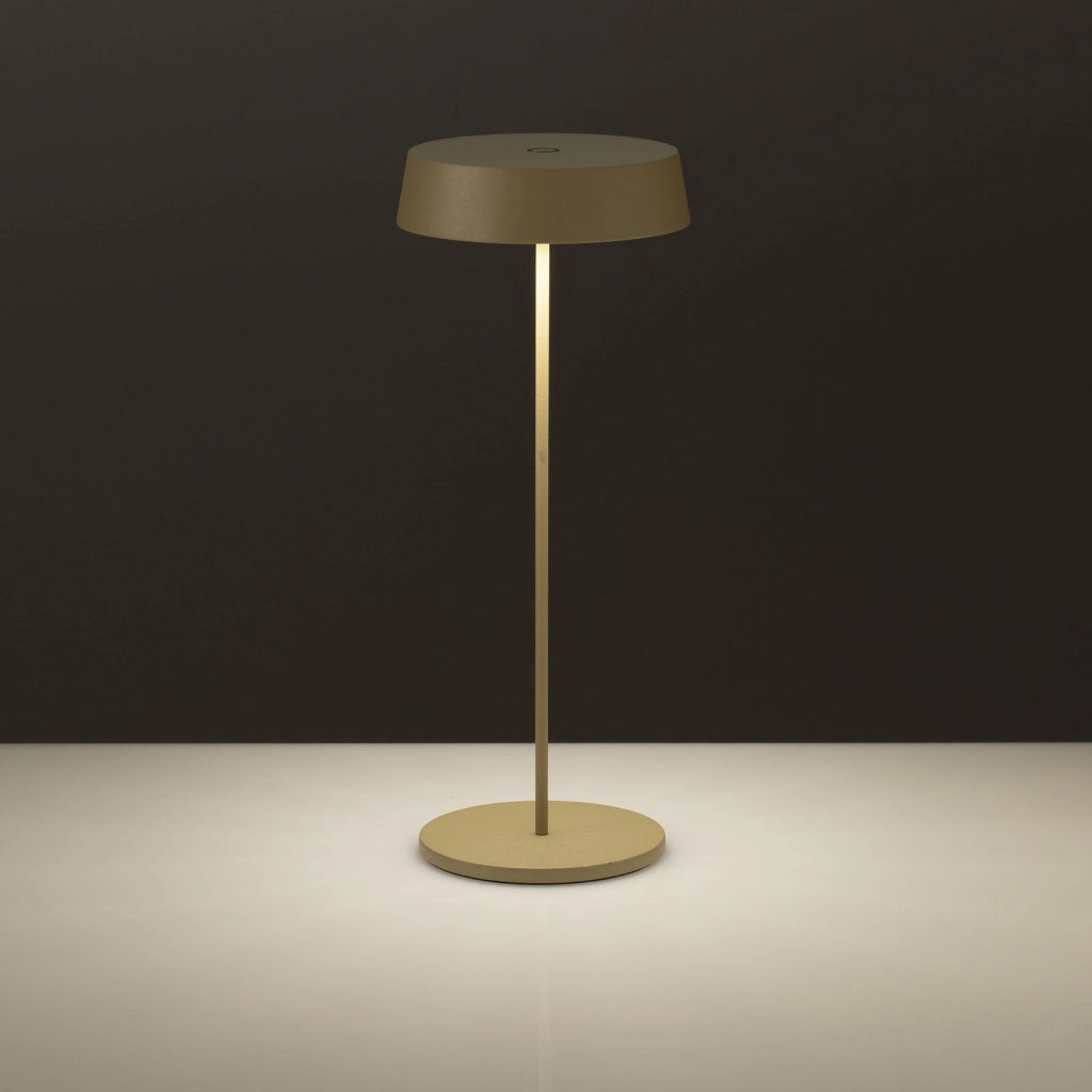 Lampada da tavolo ricaricabile NORRIS oro