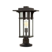 Lampada da esterno a stelo 1xE27 Manhattan Hinkley bronzo