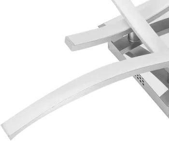 Lampadario Moderno Led Plafoniera Da Soffitto Luce Calda 35W Onda Rami LUCE CALDA