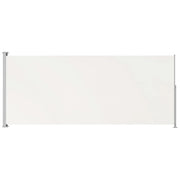 Tenda da sole laterale retrattile/schermo privacy per patio giardino terrazza balcone 180 x 500 cm crema 02_0007336