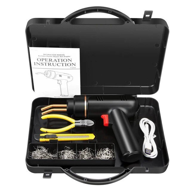 Saldatrice Plastica Ricaricabile Saldatura Saldatore a Batteria 5000mAh 07567