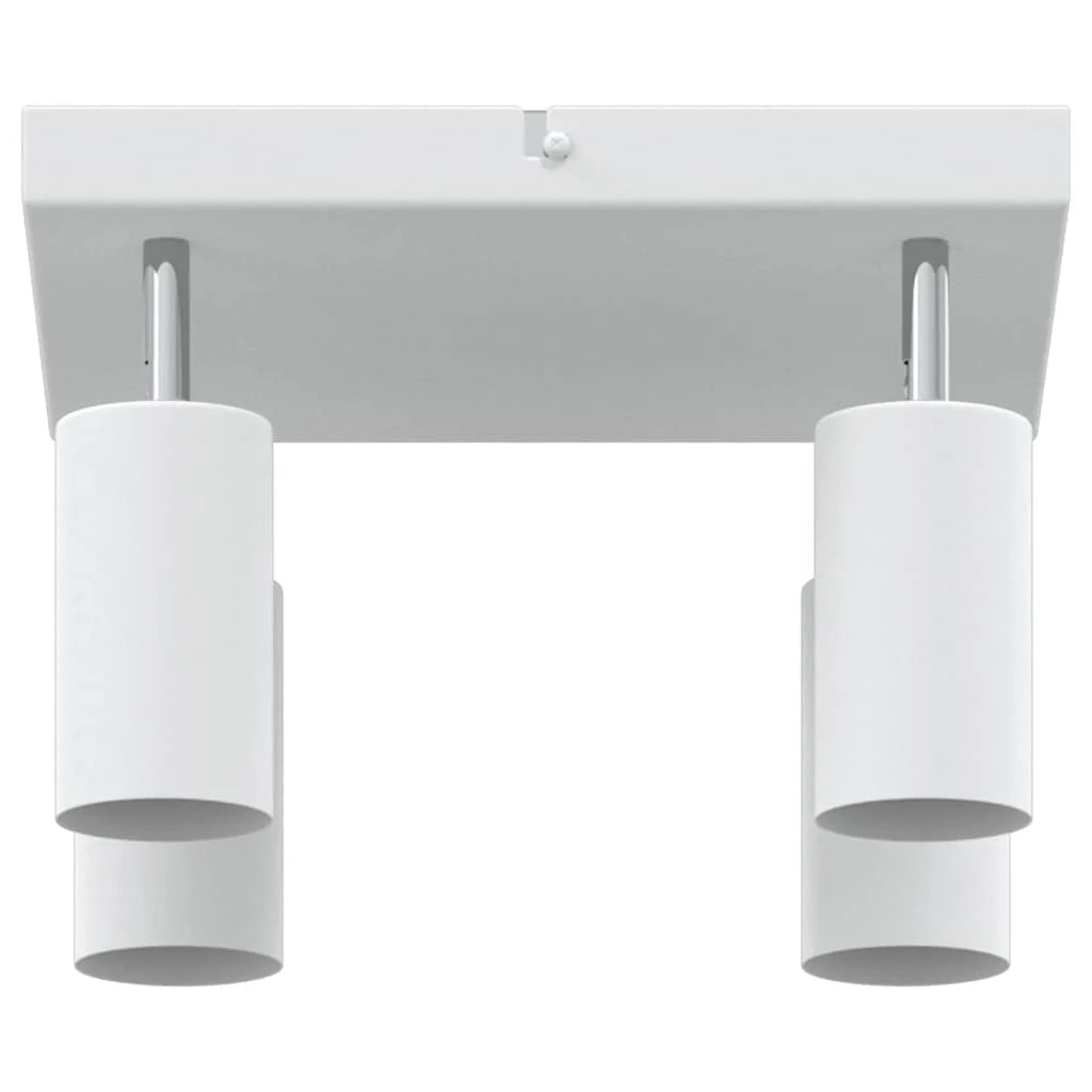 Faretto da soffitto moderno con illuminazione direzionale 26 x 26 x 16 cm metallo bianco 02_0058309
