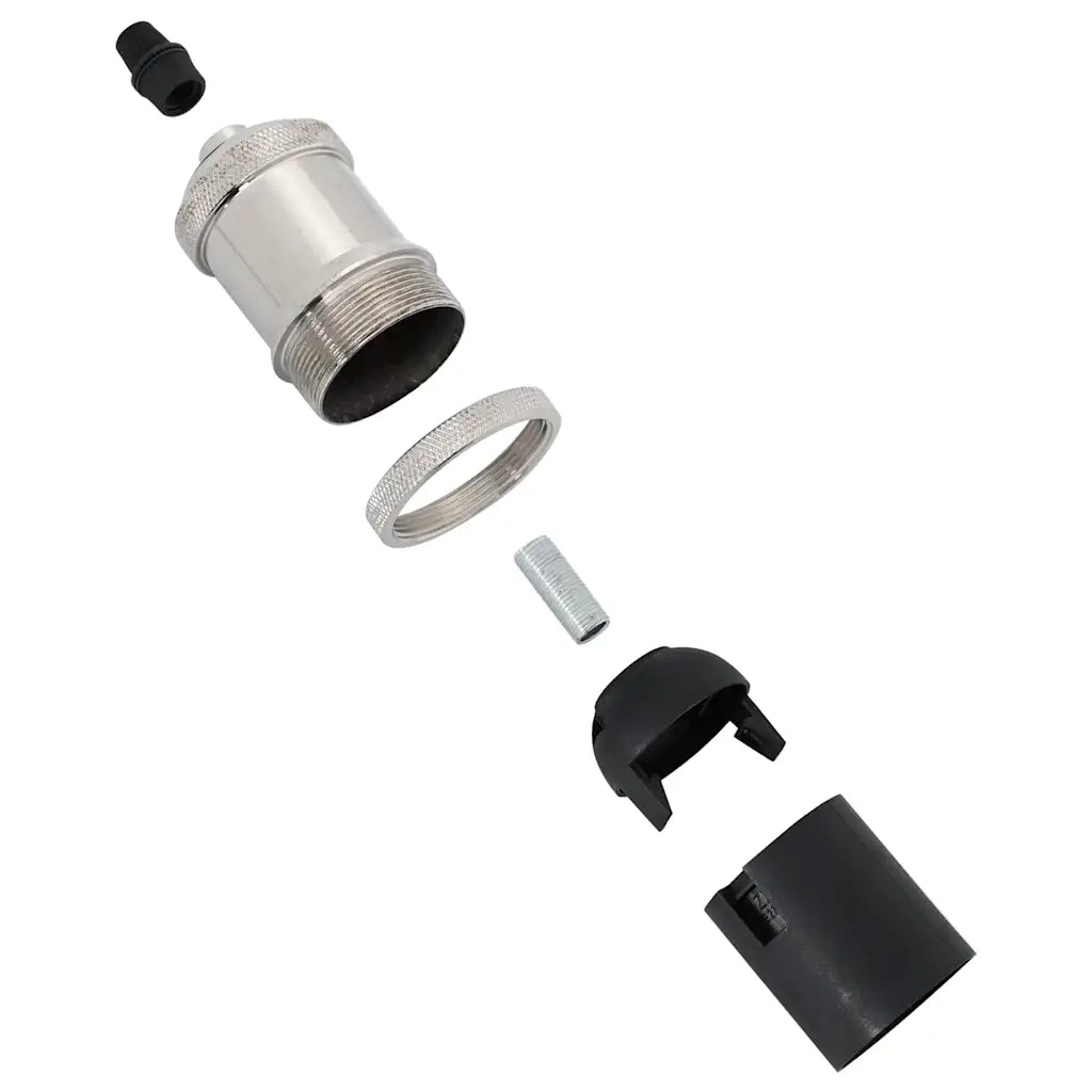 Portalampade 2 pz Nichel Satinato E27 CFW5093735