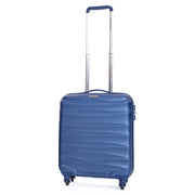 Trolley Valigia Rigido Bagaglio a Mano in ABS 4 TSA Ruote Ravizzoni Infinity Blu