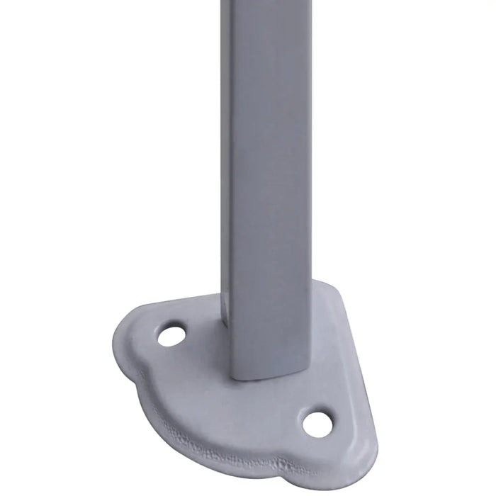 Gazebo Professionale Pieghevole 2x2 m in Acciaio Crema 48880