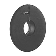 ROSONE PER STUFA A PELLET CORONA 10 CM D  8 CM NERO OPACO- 1,0 pz