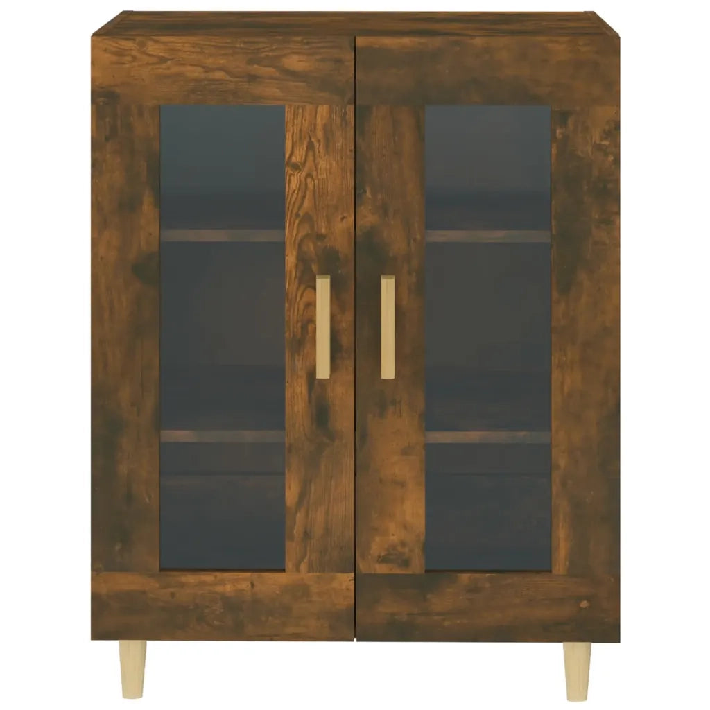 Credenza | Madia | Buffet da pranzo | Armadio da pranzo Rovere Fumo 69,5x34x90 cm in Legno Multistrato