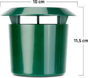 Protezione dalle lumache - Set di 12 trappole per lumache | Lotta biologica alle lumache per il giardino | Amichevole con l'ambiente e igienico | Repellente per lumache