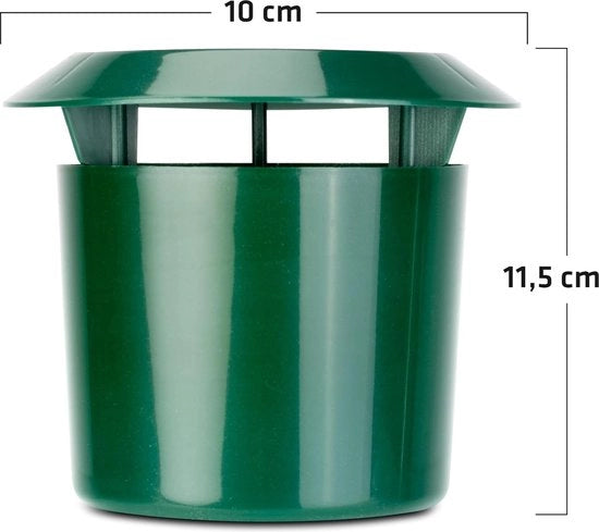 Protezione dalle lumache - Set di 12 trappole per lumache | Lotta biologica alle lumache per il giardino | Amichevole con l'ambiente e igienico | Repellente per lumache