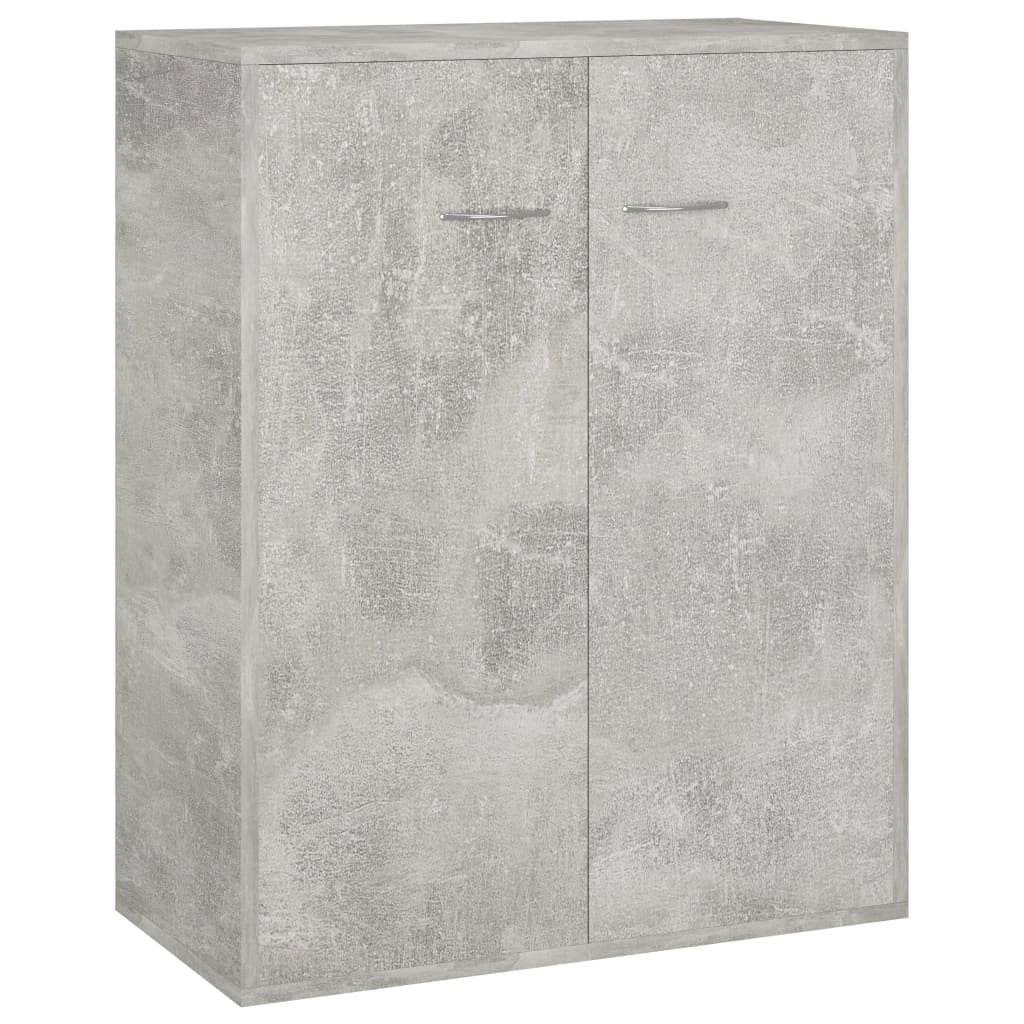 Buffet credenza cassettiera armadio mobile contenitore organizer per cucina soggiorno salotto 60 x 30 x 75 cm legno ingegnerizzato grigio 02_0031958