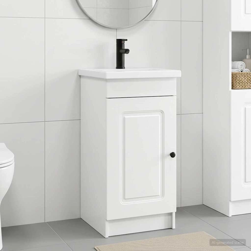 Mobile da bagno con lavabo Bianco 42 x 40 x 84,5 cm 889994