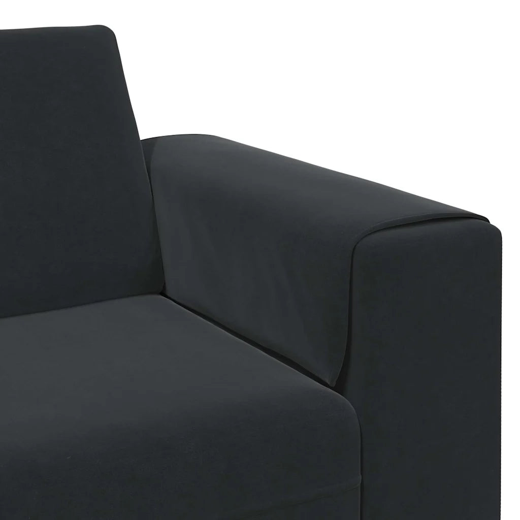 Set di divani Nero Velluto