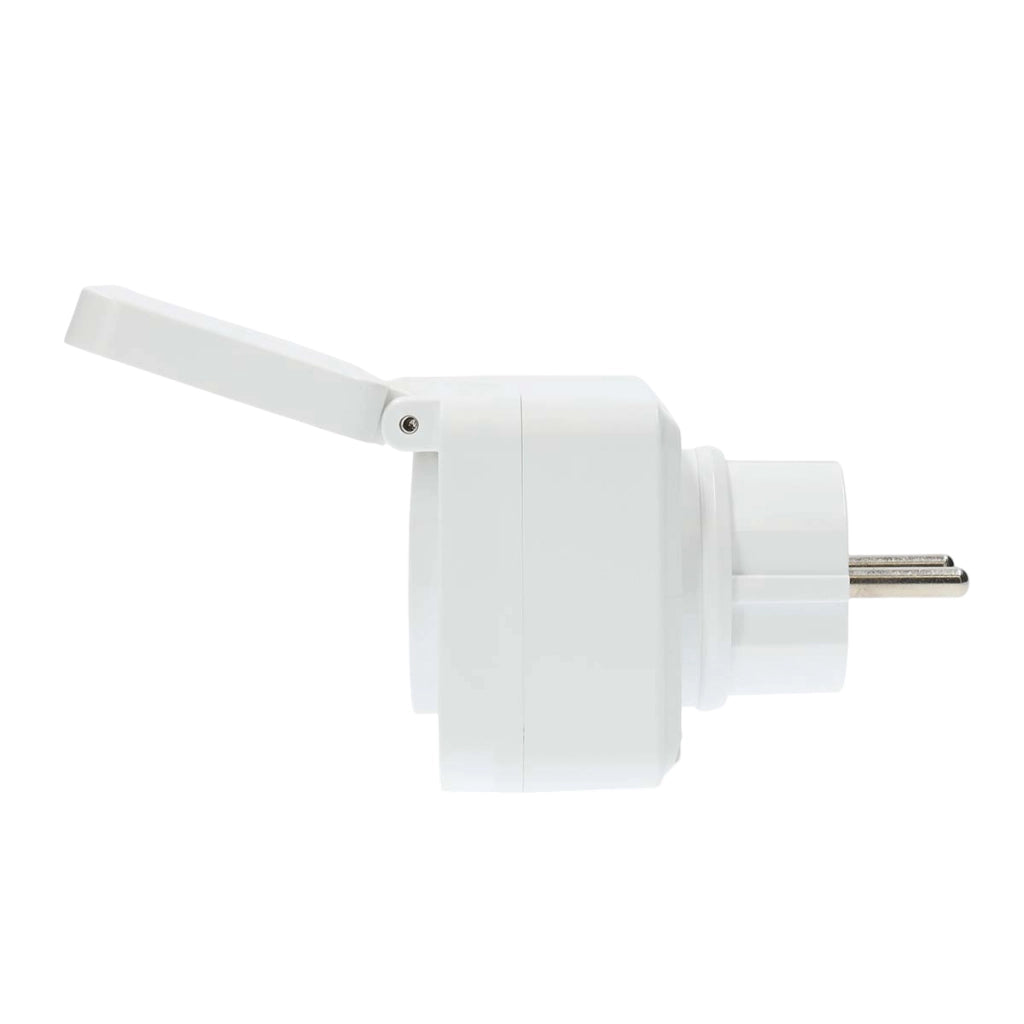 Presa Esterna Connessa Impermeabile IP44 Wattmetro Zigbee 3.0 Bianco Nedis
