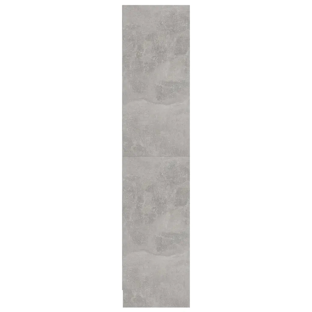 Libreria a 3 Ripiani Cemento 60x24x109 cm in Legno Multistrato 800868