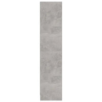 Libreria a 3 Ripiani Cemento 60x24x109 cm in Legno Multistrato 800868