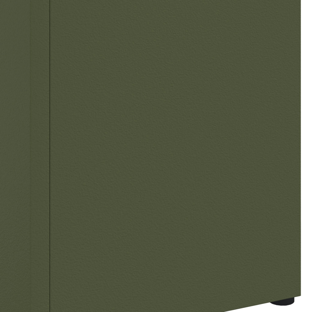 Portaombrelli Verde Oliva Metallo Medio Stoccaggio