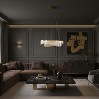 Lampada Da Soffitto Led G138-cp 50cm Gold