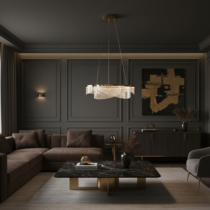 Lampada Da Soffitto Led G138-cp 50cm Gold