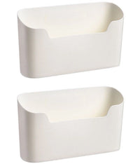 Organizzatore per Porta - Ottimizzazione dello Spazio - Senza Foro - 2 pezzi - Bianco