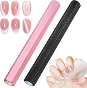 Set di stuzzoli per unghie a forma di occhi di gatto - 2 pezzi - magneti per unghie - design a forma di occhi di gatto - stuzzoli per unghie in gel - attrezzatura per salone di bellezza - design per unghie DIY - barra magnetica a sei facce