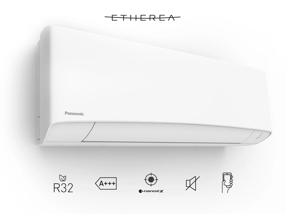 Condizionatore Dual Split Panasonic Etherea White 9+9 con CU-2Z35TBE R-32 Wi-Fi Integrato