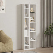 Biblioteca Mortara, Libreria 9 Ripiani, 44x20x150h cm Bianco