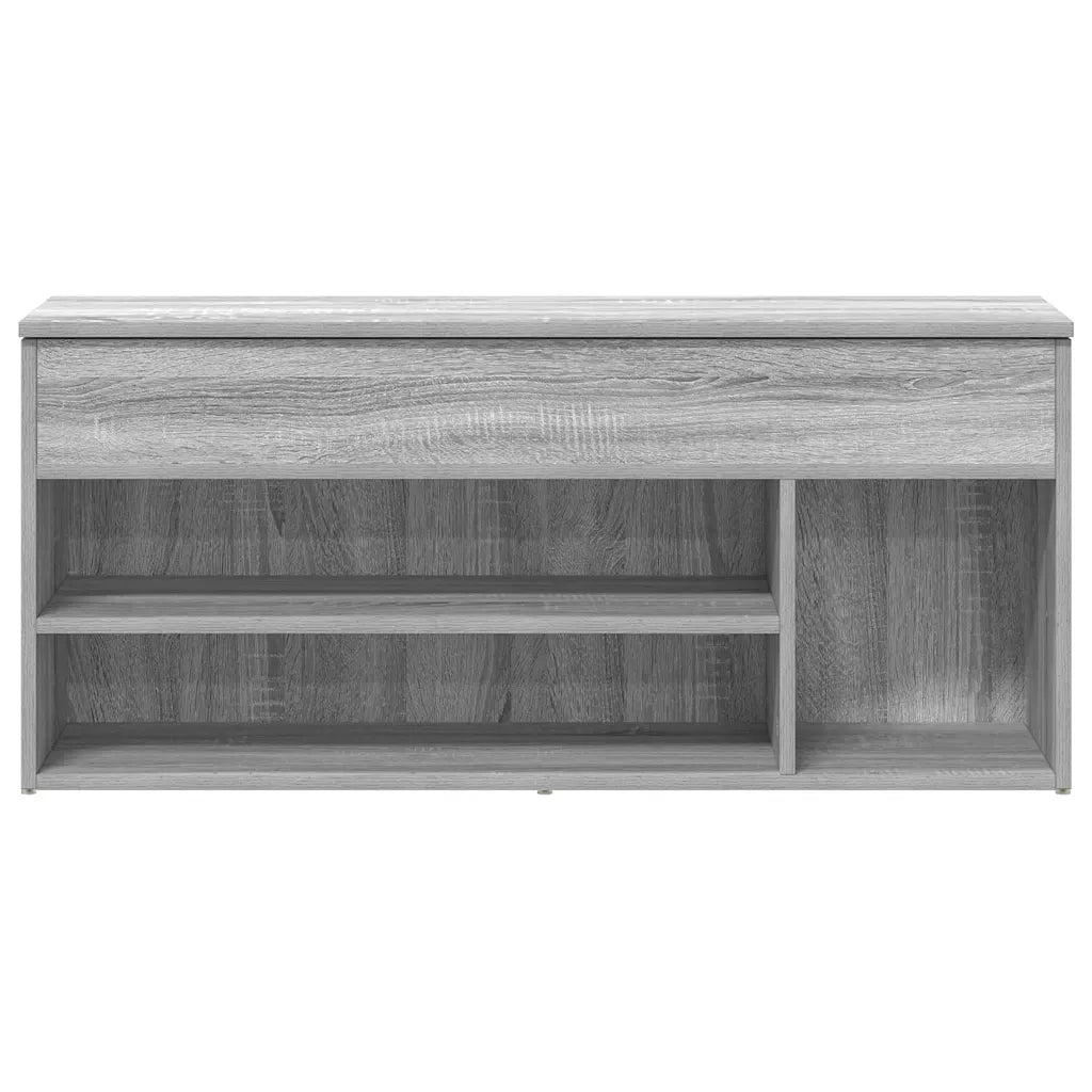 Scarpiera Grigio Sonoma 102x30,5x45 cm in Legno Multistrato 859141