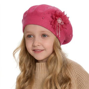 Cappello Vintage Stile - Cappello Invernale - Cappuccio - Adattabile per Bambini - Cappello per Bambini - Materiale a Miscela di Poliestere Luxe