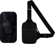 Borsa a tracolla Premium - Borsa a tracolla con spalla per viaggiatori - Borsa da viaggio per uso quotidiano - Borsa per uomo, donna, bambina, ragazzo